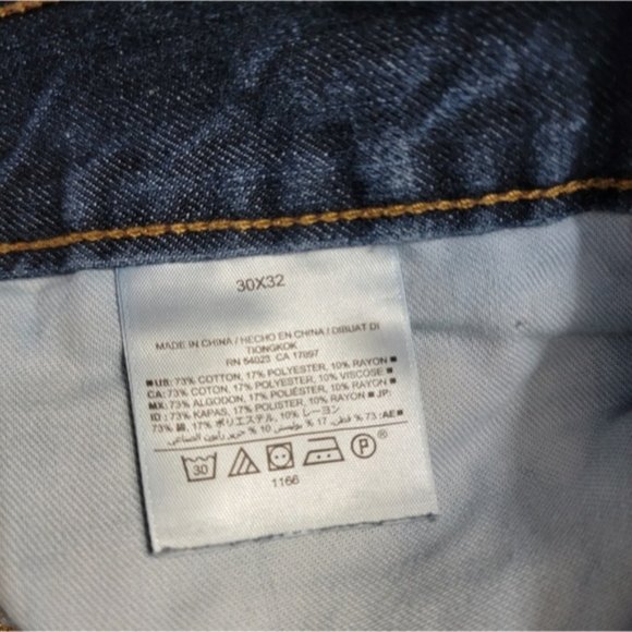 Old Navy Regular Fit Straight Leg Jeans Men's Blue Size 30x32 - Picture 4 of 4